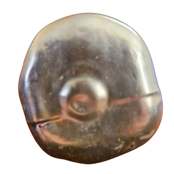 Thomas Pacconi Seated Figure Ornament Handblown Glass 2.5" Vintage - Picture 6 of 6